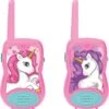 LEXIBOOK Einhorn Walkie-Talkies, Gürtelclip, Batterie, Für Kinder