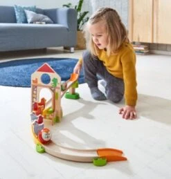HABA 305396 Kullerbü – Kugelbahn Hühner-Domino -Spielzeugladen 21780892 03