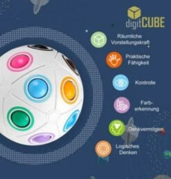 DigitCUBE Magic Ball XL Buntes Geschicklichkeitsspiel Mit 19 Kugeln 8 DigitCUBE Magic Ball XL Buntes Geschicklichkeitsspiel Mit 19 Kugeln -Spielzeugladen 22236424 04
