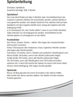 Idena Würfelhit, 2 Blöcke, Große Schrift -Spielzeugladen 22408986 03