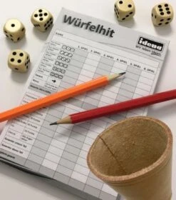 Idena Würfelhit, 2 Blöcke, Große Schrift -Spielzeugladen 22408986 04