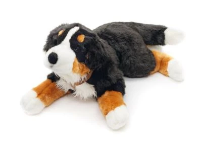 UNI-TOYS® Berner Sennenhund Mit Geschirr, Liegend - 62 Cm (Länge) - Plüsch-Hund - Plüschtier Kuscheltiere 3 UNI-TOYS® Berner Sennenhund Mit Geschirr, Liegend - 62 Cm (Länge) - Plüsch-Hund - Plüschtier Kuscheltiere – Bild 3
