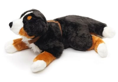 UNI-TOYS® Berner Sennenhund Mit Geschirr, Liegend - 62 Cm (Länge) - Plüsch-Hund - Plüschtier Kuscheltiere 4 UNI-TOYS® Berner Sennenhund Mit Geschirr, Liegend - 62 Cm (Länge) - Plüsch-Hund - Plüschtier Kuscheltiere – Bild 4