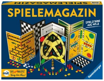 Ravensburger 27295 - Spiele Magazin, Spielesammlung Mit Vielen Möglichkeiten Für 2-4 Spieler, Gesellschaftsspiel Ab 6 Jahren, Die Besten Familienspiele 1 Ravensburger 27295 - Spiele Magazin, Spielesammlung Mit Vielen Möglichkeiten Für 2-4 Spieler, Gesellschaftsspiel Ab 6 Jahren, Die Besten Familienspiele