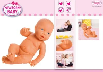 BAYER Babypuppe New Born GIRL, 42 Cm 4 BAYER Babypuppe New Born GIRL, 42 Cm – Bild 4