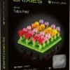BRIXIES 3D-Bausatz Tulpenfeld, 385 Ministeine, Inkl. Aufbauanleitung, Geschenkbox