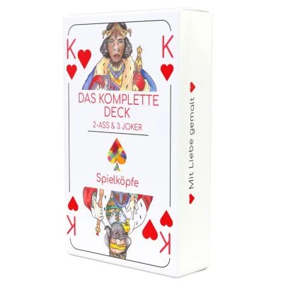 Spielköpfe Spielkarten - Das Komplette Deck - Das Gendergerechte Kartenspiel 1 Spielköpfe Spielkarten - Das Komplette Deck - Das Gendergerechte Kartenspiel