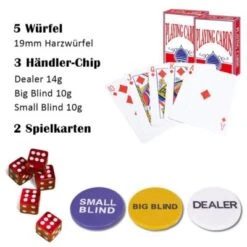COSTWAY® Pokerset 500 Laser-Chips -Spielzeugladen 22983170 05