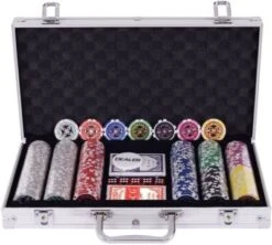 COSTWAY® Pokerset 300 Laser-Chips -Spielzeugladen 22983186 03