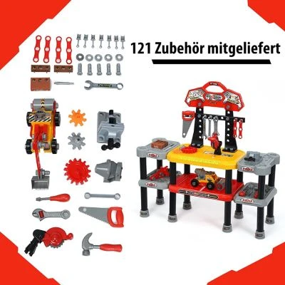 COSTWAY® Werkbank 121-teiliges Kinder 3 COSTWAY® Werkbank 121-teiliges Kinder – Bild 3
