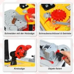 COSTWAY® Werkbank 121-teiliges Kinder 8 COSTWAY® Werkbank 121-teiliges Kinder -Spielzeugladen 22987592 04