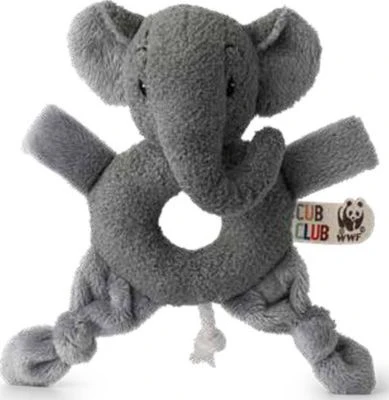 WWF Cub Club Greifring Ebu Der Elefant (grau, 15cm) 1 WWF Cub Club Greifring Ebu Der Elefant (grau, 15cm)