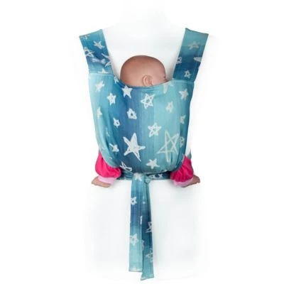 Hoppediz Puppentrage Singapur Blue 2 Hoppediz Puppentrage Singapur Blue – Bild 2