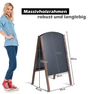 COSTWAY® Standtafel Maltafel Klappbar 3 COSTWAY® Standtafel Maltafel Klappbar – Bild 3