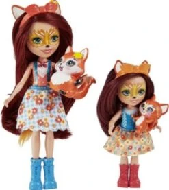 Enchantimals Felicity Fox Und Kleine Schwester (ca. 15 Cm Und Ca. 10 Cm) Und 2 Tierfiguren -Spielzeugladen 23157672 05