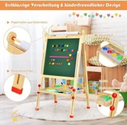 COSTWAY® Tafel Whiteboard & Kreidetafel & Zeichenpapier 8 COSTWAY® Tafel Whiteboard & Kreidetafel & Zeichenpapier -Spielzeugladen 23416396 03