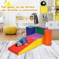 COSTWAY® Bauklötze 5 TLG. Schaumstoffbausteine -Spielzeugladen 23668418 04