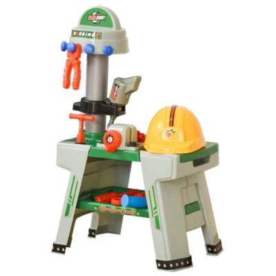 HOMCOM Kinder Werkbank Set Mit 37 Zubehörteilen 2 HOMCOM Kinder Werkbank Set Mit 37 Zubehörteilen – Bild 2