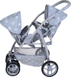 KNORRTOYS.COM Zwillingspuppenwagen Milo - Royal Grey 9 KNORRTOYS.COM Zwillingspuppenwagen Milo - Royal Grey -Spielzeugladen 24146997 04