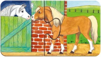 Ravensburger 9er Set Puzzle, Je 2 Teile, 18x 10 Cm, Auf Dem Bauernhof 3 Ravensburger 9er Set Puzzle, Je 2 Teile, 18x 10 Cm, Auf Dem Bauernhof – Bild 3