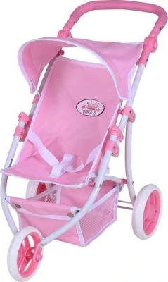 KNORRTOYS.COM Puppenbuggy Jogger Lio - Princess White Rose