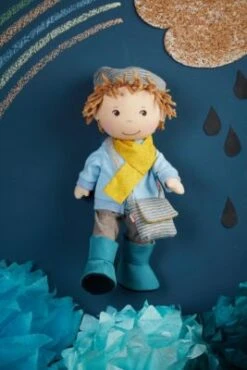 HABA 306579 Kleiderset Accessoires, 3-tlg. Puppen-Stiefel, Schal, Umhängetasche, 30 Cm -Spielzeugladen 24258286 05