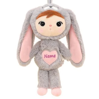 Elefantasie Stoffpuppe Hasenmädchen Personalisiert 50cm 1 Elefantasie Stoffpuppe Hasenmädchen Personalisiert 50cm