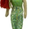 Sweety-Toys 13371 Stoffpuppe Meerjungfrau Mit Schwanzflosse Grün, 45 Cm