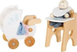 Le Toy Van Babysitter Set + Baby Aus Holz -Spielzeugladen 24548500 05