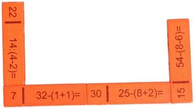 Lernspielzeug Rechendomino III 1 Lernspielzeug Rechendomino III