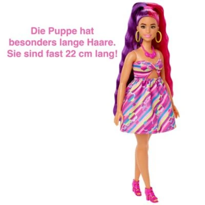 Barbie Totally Hair Puppe (blond/pinke Haare) Inkl. Styling-Zubehör 3 Barbie Totally Hair Puppe (blond/pinke Haare) Inkl. Styling-Zubehör – Bild 3