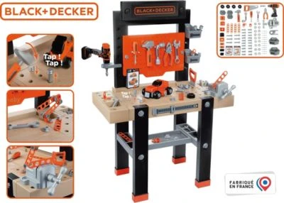 Smoby Black + Decker Werkbank Center 2 Smoby Black + Decker Werkbank Center – Bild 2