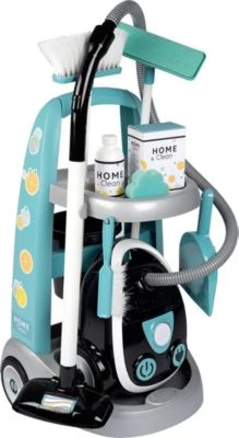 Smoby Reinigungstrolley Mit Staubsauger