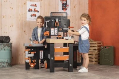 Smoby Black + Decker Mega Werkbank Center 2 Smoby Black + Decker Mega Werkbank Center – Bild 2