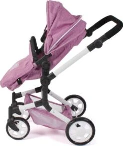 CHIC 2000 Kombi-Puppenwagen LINUS, Jeans Pink -Spielzeugladen 24957578 06