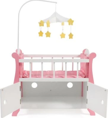 CHIC 2000 Puppenbett Mit Mobile, Stars Pink 4 CHIC 2000 Puppenbett Mit Mobile, Stars Pink – Bild 4