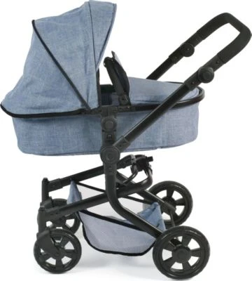 CHIC 2000 Kombi-Puppenwagen MIKA,, Jeans Blue 2 CHIC 2000 Kombi-Puppenwagen MIKA,, Jeans Blue – Bild 2