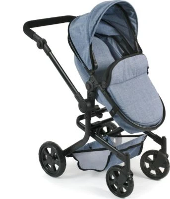 CHIC 2000 Kombi-Puppenwagen MIKA,, Jeans Blue 6 CHIC 2000 Kombi-Puppenwagen MIKA,, Jeans Blue – Bild 6