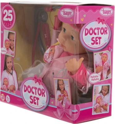 BAYER Doktor Puppe 38cm Set 5 BAYER Doktor Puppe 38cm Set – Bild 5