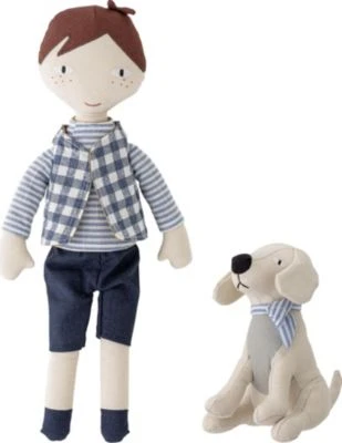 Bloomingville MINI Hilbert Doll, Blau 1 Bloomingville MINI Hilbert Doll, Blau