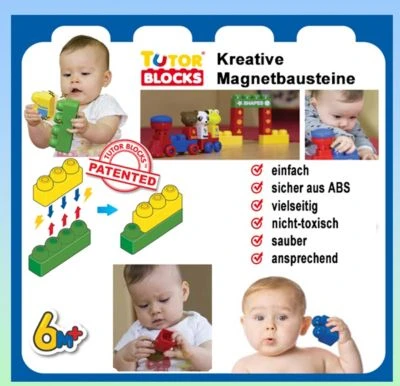 Tutor Blocks Meine Ersten Magnetbausteine Reisezug 4 Tutor Blocks Meine Ersten Magnetbausteine Reisezug – Bild 4