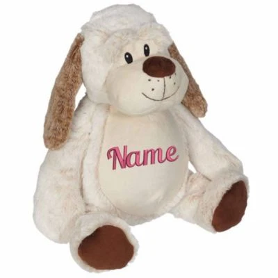 Elefantasie Stofftier Hund Bestickt Personalisiert 1 Elefantasie Stofftier Hund Bestickt Personalisiert