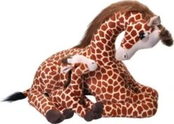 Wild Republic Jumbo Mom And Baby Giraffe, 76 Cm