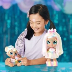 Kindi Kids™ Babyschwester Mini Mello Als Einhorn Mit Magischer Gesichtsbemalung -Spielzeugladen 25776245 03