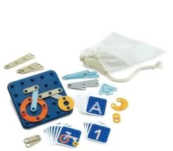 PLANTOYS Lernspiel Kreativbrett Legespiele