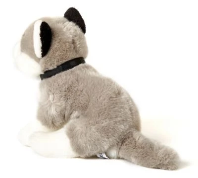 UNI-TOYS® Husky Grau, Sitzend (mit Leine) - 24 Cm (Höhe) - Plüsch-Hund - Plüschtier Kuscheltiere 3 UNI-TOYS® Husky Grau, Sitzend (mit Leine) - 24 Cm (Höhe) - Plüsch-Hund - Plüschtier Kuscheltiere – Bild 3
