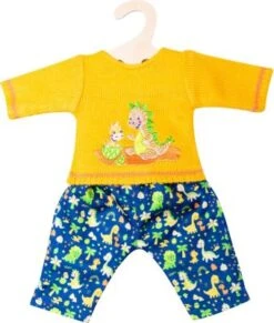 Heless Puppen-Strickpullover Mit Hose Dino, Gr. 35-45 Cm