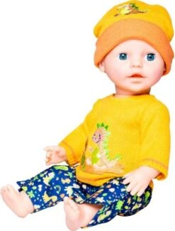 Heless Puppen-Strickpullover Mit Hose Dino, Gr. 35-45 Cm -Spielzeugladen 26079652 05