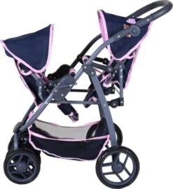 KNORRTOYS.COM Zwillingspuppenwagen Milo - Navy Pink Bear 10 KNORRTOYS.COM Zwillingspuppenwagen Milo - Navy Pink Bear -Spielzeugladen 26106737 05