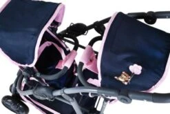 KNORRTOYS.COM Zwillingspuppenwagen Milo - Navy Pink Bear 11 KNORRTOYS.COM Zwillingspuppenwagen Milo - Navy Pink Bear -Spielzeugladen 26106737 06